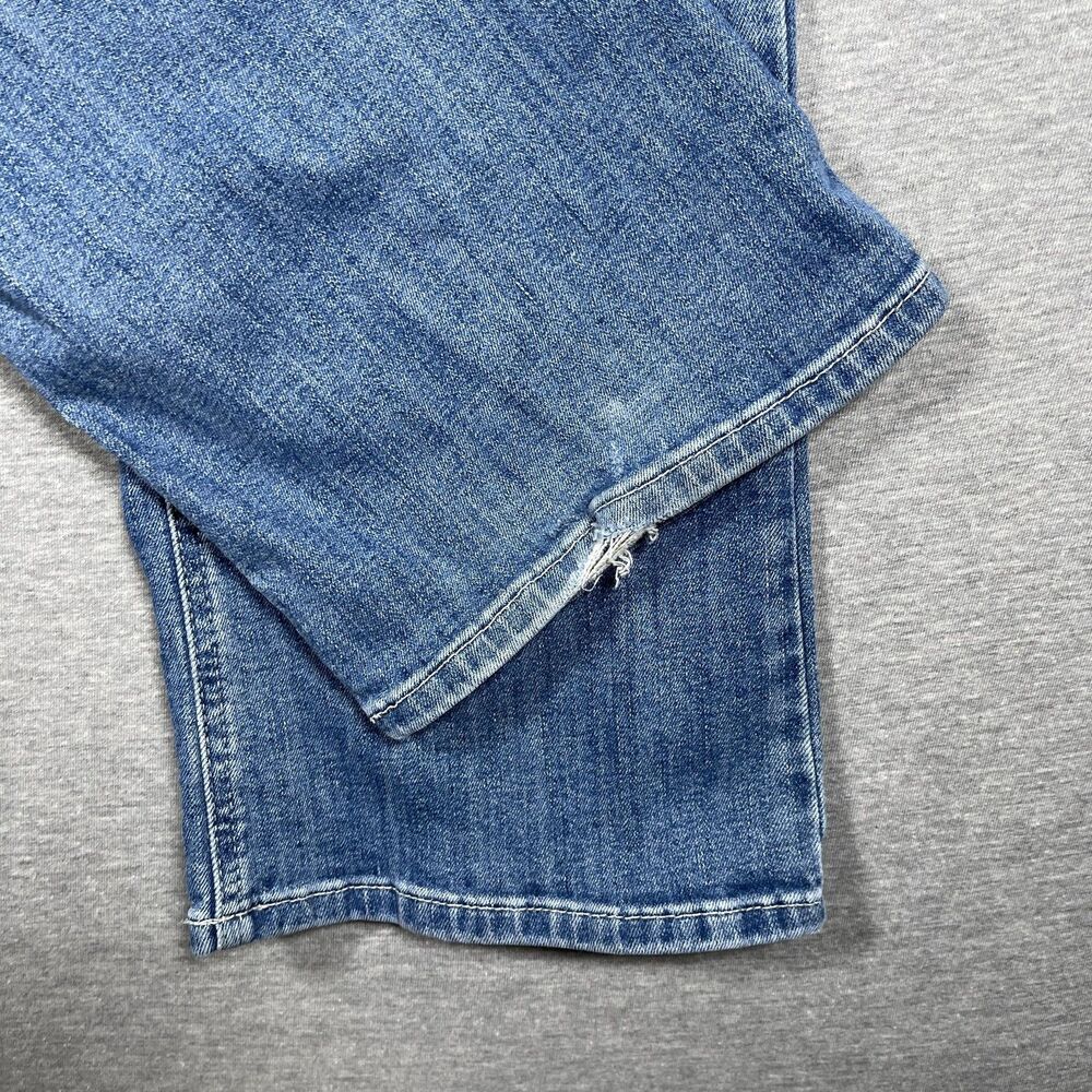 Ariat REAL Jeans Womens 16 WR Blue Bootcut Mid Rise Embroidered Stretch Denim - Picture 12 of 14
